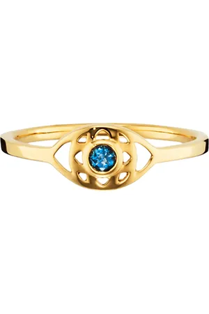 CAÏ Ring 925/- Sterling Silber Blautopas blau 0,820ct Ringe 1 ct Damen (38.99 € / 1 ct)