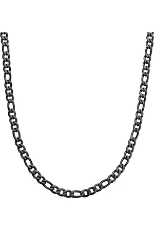 True Rebels Halskette aus Edelstahl in Schwarz Herrenschmuck 1 ct Herren (42.49 € / 1 ct)