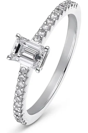 CHRIST Damenring 750er Weißgold Ringe 1 ct (3608.99 € / 1 ct)