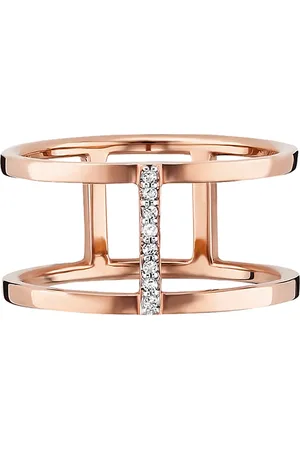 CAÏ Ring 925/- Sterling Silber Topas weiß 0,036ct Ringe 1 ct Damen (59.49 € / 1 ct)
