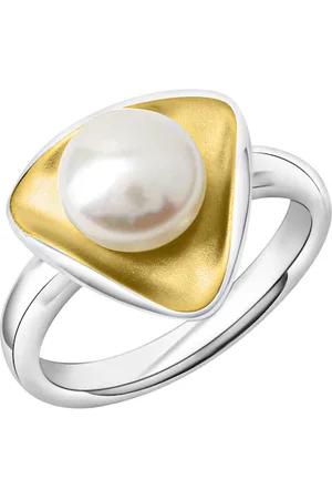 CELESTA Ring 925 Silber Süßwasserzuchtperle 925/- Sterling Silber Ringe 1 ct Damen (79.99 € / 1 ct)
