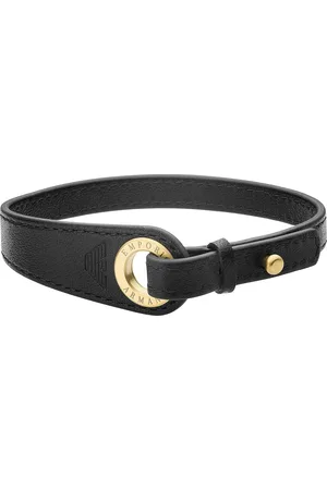 Emporio Armani Armband Edelstahl, Leder Armbänder & Armreife 1 ct Herren (80.79 € / 1 ct)
