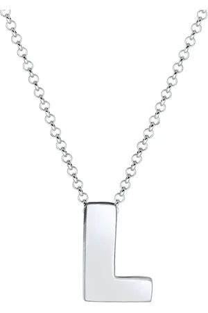 Elli Buchstabe L Initialen Trend Minimal 925 Silber Ketten 1 ct Damen (49.99 € / 1 ct)