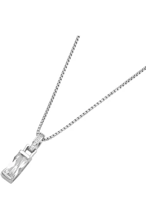 Giorgio Martello Kette mit Anhänger, Zirkonia weiß, Silber 925 Ketten 1 ct Damen (75.64 € / 1 ct)