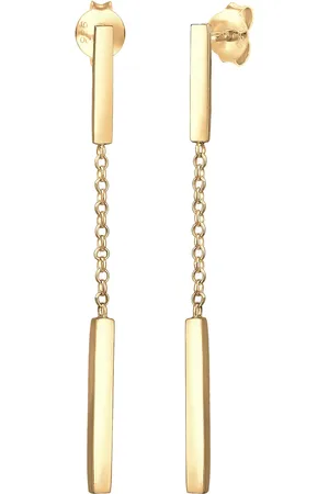 Elli Ohrhänger Kette Basic Geo Trend Blogger 925 Silber Ohrringe 1 ct Damen (59.49 € / 1 ct)