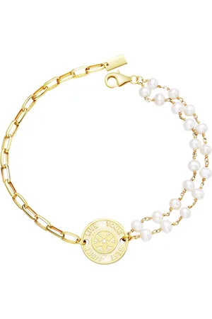 Ailoria SHIRUSHI Armband gold/weiße Perle Armbänder & Armreife 1 ct Damen (138.99 € / 1 ct)