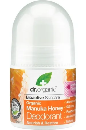 Dr Organic Manuka Honey Deodorant Roll On Deodorants 50 ml (359.8 € / 1 l)