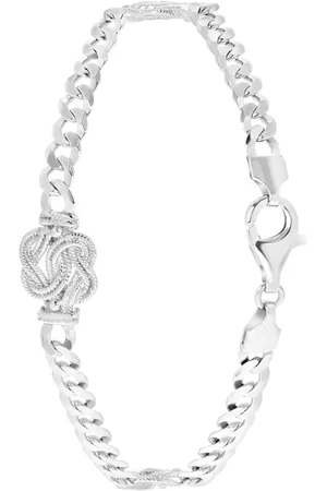 Lucardi Armband 925 Silber silbern Armbänder & Armreife 1 ct (55.99 € / 1 ct)