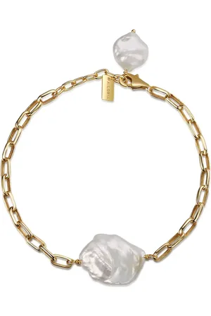 Ailoria SHINJU Armband gold/weiße Perle Armbänder & Armreife 1 ct Damen (99.99 € / 1 ct)