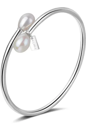 Ailoria MASA Armreif Silber/weiße Perle Armbänder & Armreife 1 ct Damen (99.99 € / 1 ct)