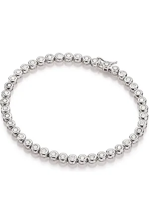 Smart Jewel Armband klassisch, mit Zirkonia Steine, Silber 925 Armbänder & Armreife 1 ct Damen (158.99 € / 1 ct)
