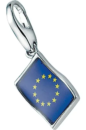 Giorgio Martello Charm Flagge Europa, Silber 925 Charms & Kettenanhänger 1 ct Damen (32.99 € / 1 ct)