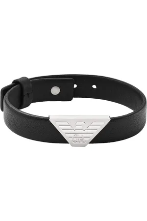 Emporio Armani Armband Leder, Edelstahl Armbänder & Armreife 1 ct Herren (86.79 € / 1 ct)