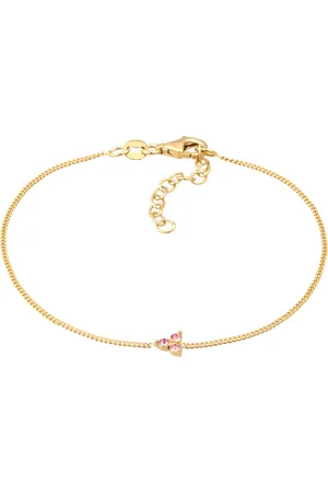 Elli Glas Kristalle Rose Dreieck 925 Sterling Silber Armbänder & Armreife 1 ct Damen (39.99 € / 1 ct)