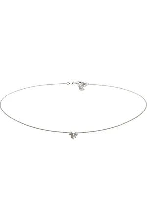 Elli Glas Kristalle Weiß 925 Sterling Silber Ketten 1 ct Damen (49.99 € / 1 ct)