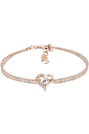 Elli Herz Liebe Kristalle 925 Silber Armbänder & Armreife 1 ct Damen (59.99 € / 1 ct)