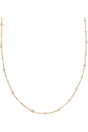 Elli Kugelkette Glas Kristalle Weiß 925 Sterling Silber Ketten 1 ct Damen (69.99 € / 1 ct)