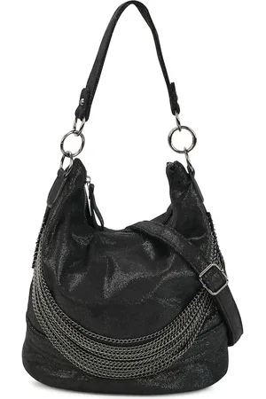 Harpa Schultertasche Cher aus changierendem Material, mit Ketten-Verzierung Handtaschen 1 ct (59.99 € / 1 ct)