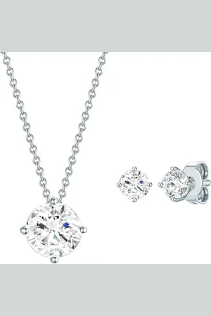 Rafaela Donata Schmuckset Sterling Silber verziert mit Kristallen von Swarovski® in Silber Schmuck-Set 1 ct Damen (49.99 € / 1 ct)