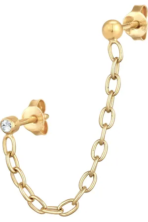 Elli Kette Piercing Kristall 925 Silber Ohrringe 1 ct Damen (33.99 € / 1 ct)