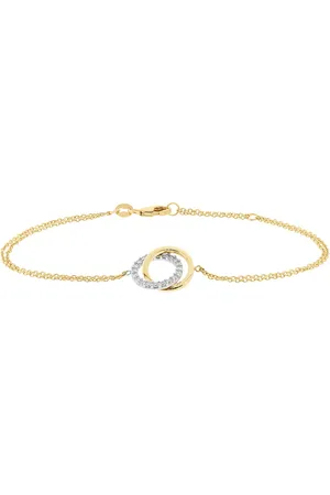 FAVS Armband 375er Gelbgold, 375er Weißgold Armbänder & Armreife 1 ct Damen (224.09 € / 1 ct)