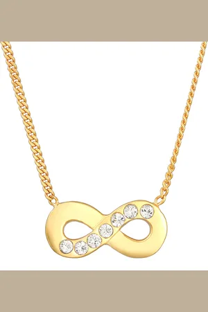 Elli Infinity Symbol Liebe Kristalle 925 Sterling Silber Ketten 1 ct Damen (49.99 € / 1 ct)