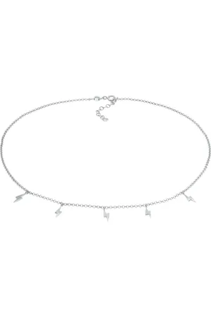 Elli Halskette Blitz Flash Astro Erbskette 925 Silber Ketten 1 ct Damen (49.99 € / 1 ct)
