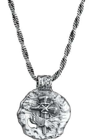Kuzzoi Herren Münze Antik Kreuz Oxidiert 925 Silber Ketten 1 ct (50.99 € / 1 ct)
