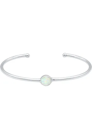 Elli Armreif Bangle Synthetischer Opal Trend 925 Silber Armbänder & Armreife 1 ct Damen (49.89 € / 1 ct)