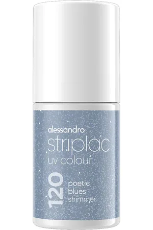 Alessandro Striplac UV Colour Nagellack 6,5 ml Poetic Blues Shimmer (1844.62 € / 1 l)