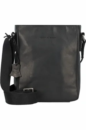 Greenburry Pure Black Umhängetasche Leder 17 cm Umhängetaschen 1 ct Herren (74.99 € / 1 ct)