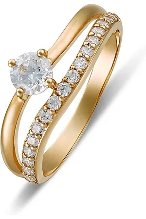 FAVS Damenring 375er Gelbgold Ringe 1 ct (308.49 € / 1 ct)