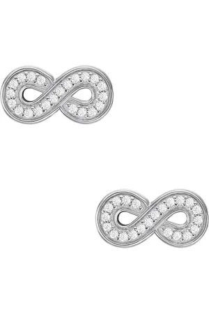 Fossil Ohrstecker 925er Silber Ohrringe 1 ct Damen (55.25 € / 1 ct)