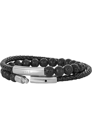 CAÏ Armband Edelstahl, Leder Armbänder & Armreife 1 ct Herren (39.89 € / 1 ct)