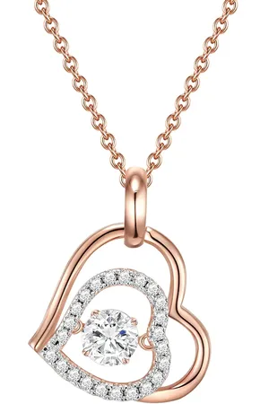 Rafaela Donata Halskette Sterling Silber Zirkonia in Roségold Ketten 1 ct Damen (68.99 € / 1 ct)