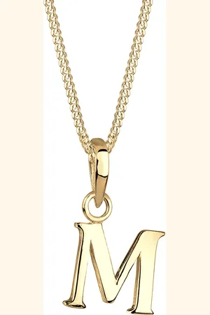 Elli Naszyjnik Buchstaben M 925 Sterling Silber Ketten 1 ct Damen (59.99 € / 1 ct)