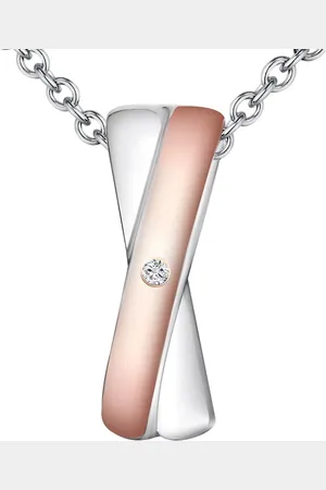 Rafaela Donata Diamant-Kette Sterling Silber Diamant in Silber/Roségold Ketten 1 ct Damen (54.99 € / 1 ct)