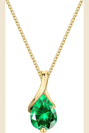 Rafaela Donata Halskette aus Sterling Silber in Gelbgold mit Zirkonia Ketten 1 ct Damen (41.99 € / 1 ct)