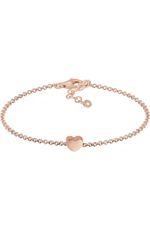 Elli Basic Trend Erbskette Herz Love Liebe 925 Silber Armbänder & Armreife 1 ct Damen (39.99 € / 1 ct)