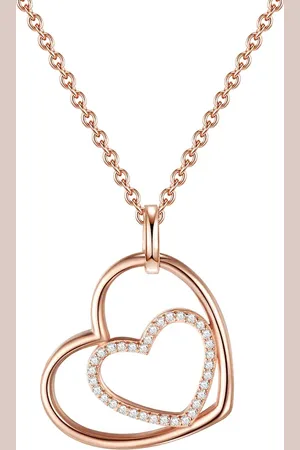 Rafaela Donata Kette mit Anhänger Rosévergoldet Zirkonia weiß Ketten 1 ct Damen (49.99 € / 1 ct)