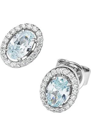 Giorgio Martello Ohrstecker Ziersteine, Zirkonia weiß, Silber 925 Ohrringe 1 ct (88.99 € / 1 ct)
