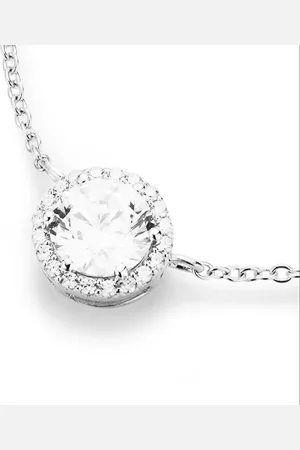 Smart Jewel Collier Traumhaft mit Zirkoniastein, 925 Ketten 1 ct Damen (78.99 € / 1 ct)