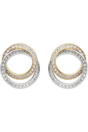 FAVS Ohrstecker 375er Gelbgold, 375er Weißgold Ohrringe 1 ct Damen (228.99 € / 1 ct)