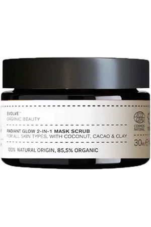 Evolve Organic Beauty RADIANT GLOW 2-in-1 MASK SCRUB Glow Masken 60 ml (500 € / 1 l)