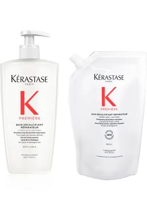 Kerastase Première Bain Decalcifiant nachfüllbare Pumpflasche und Nachfüllpack Shampoo 1 ct (92 € / 1 ct)
