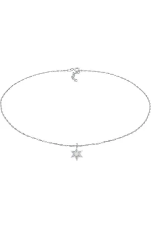 Elli Choker Stern Opal Astro 925 Silber Ketten 1 ct Damen (31.99 € / 1 ct)