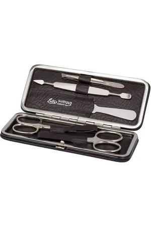 Erbe Siena Maniküre Set Bügel-Etui 5-tlg. Make-up Organizer 1 ct Braun (90 € / 1 ct)