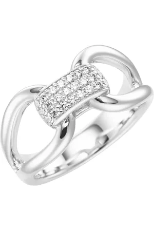 Giorgio Martello Ring mit weißen Zirkonia, Silber 925 Ringe 1 ct Damen (78.99 € / 1 ct)