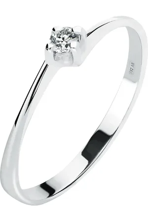 CHRIST Damenring 375er Weißgold Ringe 1 ct (398.99 € / 1 ct)