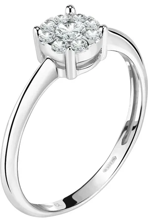 CHRIST Damenring 750er Weißgold Ringe 1 ct (1598.99 € / 1 ct)